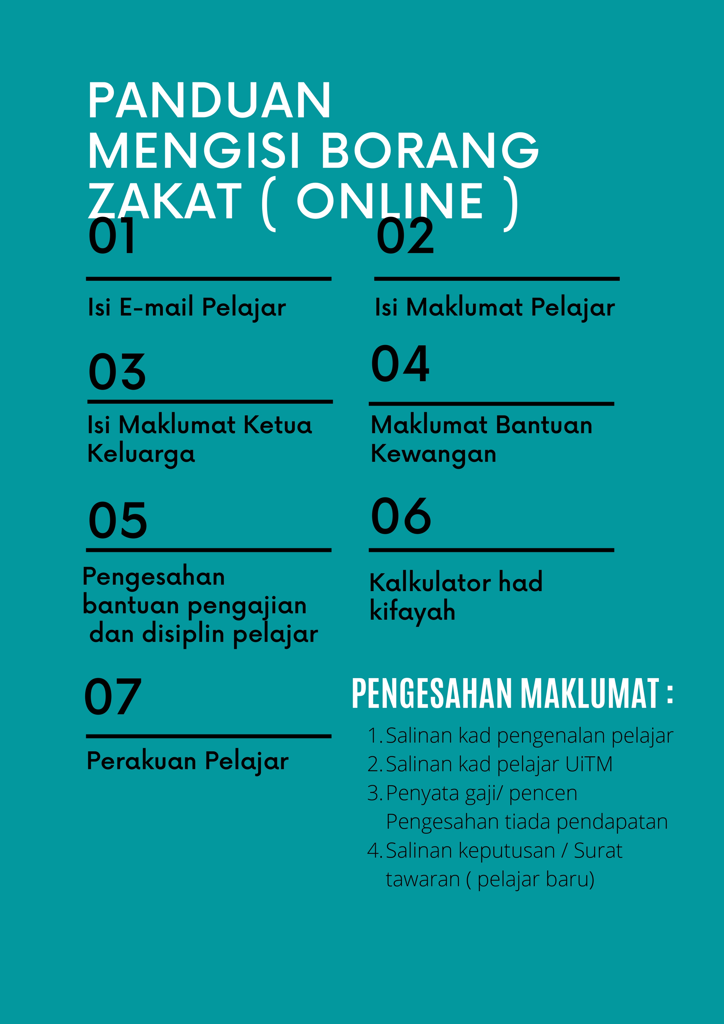 Permohonan Zakat Untuk Pelajar Diploma Dan Ijazah Di Buka Sekarang