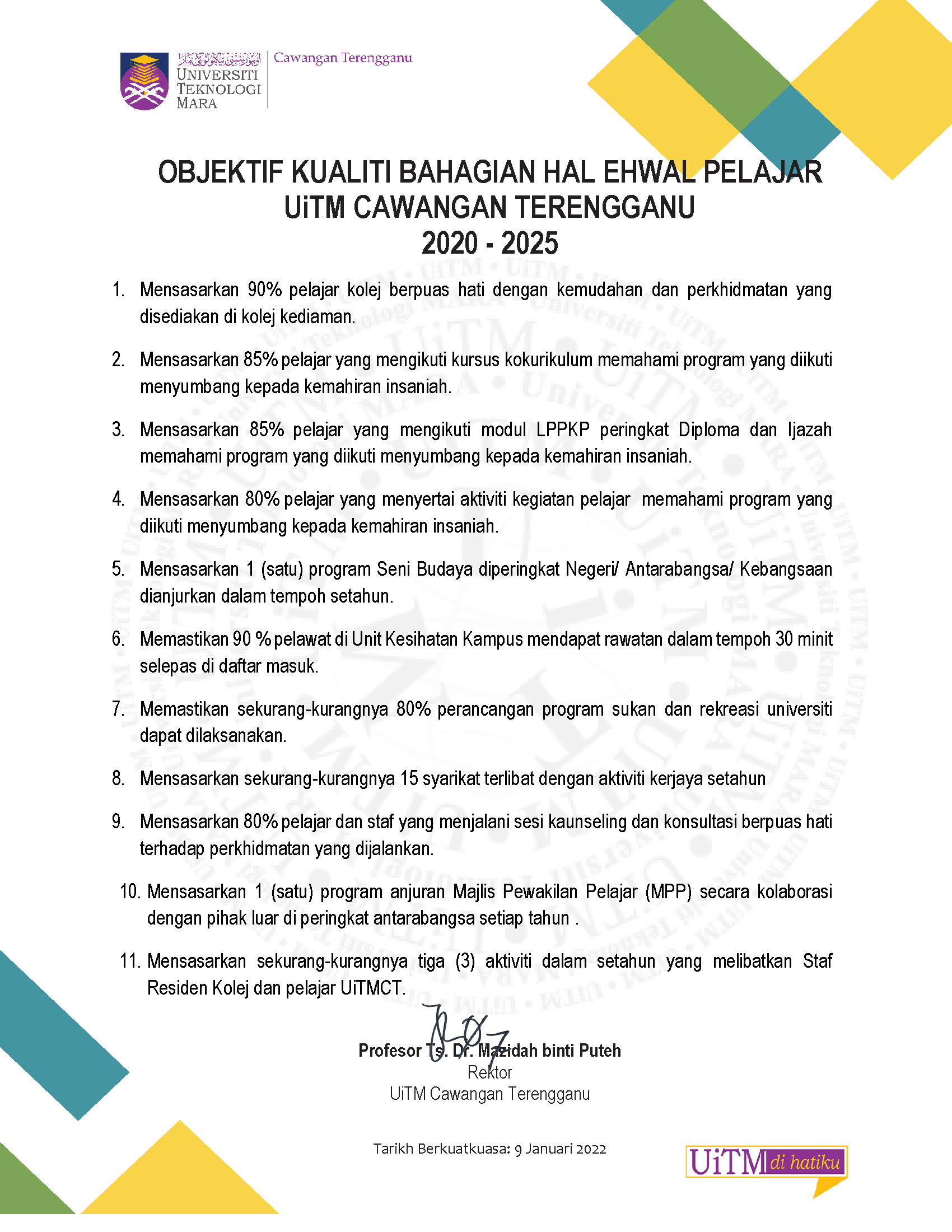 objektif-kualiti-bahagian-hep-2